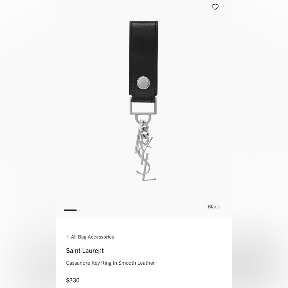 YSL Key Ring/Bag Charm - Picture 6 of 12